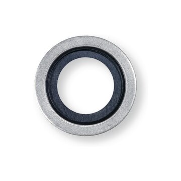 Staal/rubber sluitringen